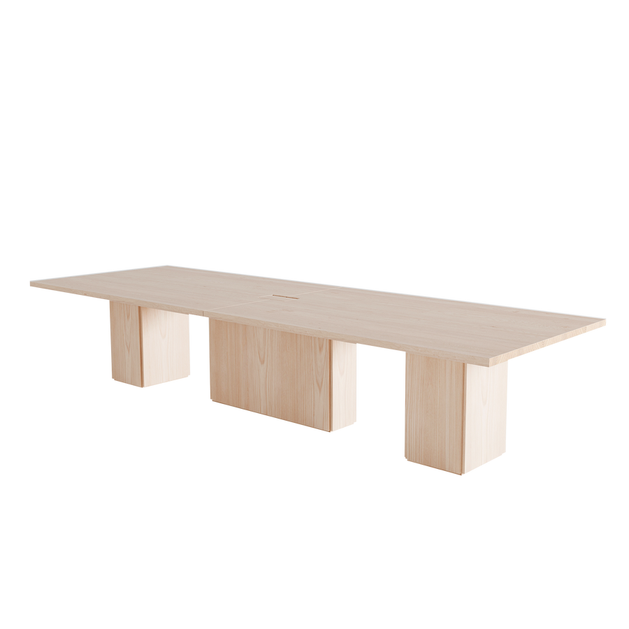 modern wood conference table